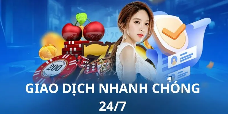 Nạp tiền i9bet luôn được hệ thống xử lý nhanh chóng và hỗ trợ 24/7